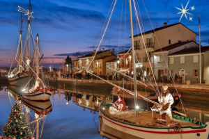 Presepi sull'acqua a Cesenatico